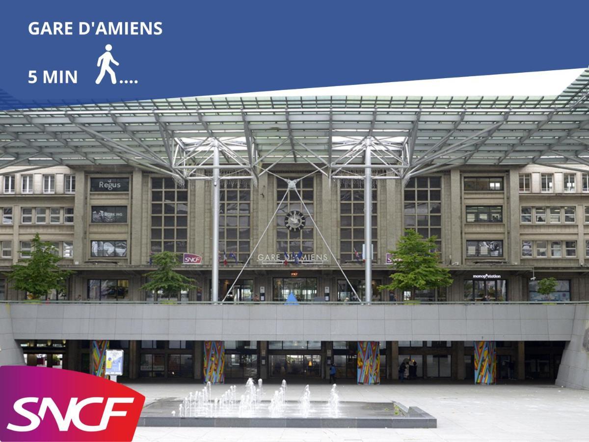 Spa Sous Les Etoiles - Cinema - Netflix - Parking - Gare Amiens Exteriör bild